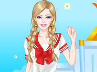 play Barbie Back To School Dressup