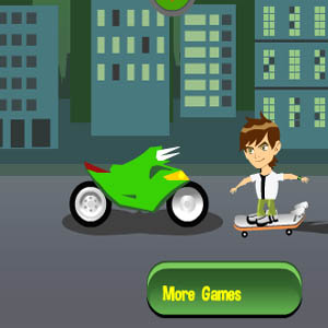 play Ben 10 Skateboard