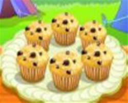 Blueberry Muffins Cooking