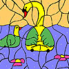 play Water Lily And Ducks Coloring