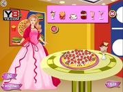 play Cooking Barbie Candy Pizza