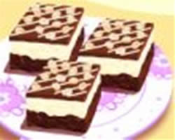 play Chocolate Cream Cheese Bars Cooking