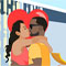 Kim Kardashian And Kanye West Kissing