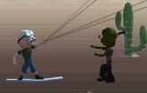 play Zombie Kiteboarding