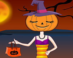 play Pumpkin Girl Dress Up