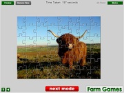 play Highland Cow Jigsaw