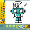 play Robots Coloring Pages