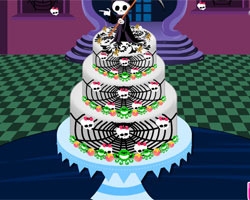 play Monster High Wedding Cake