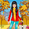 play Red Coat Girl Dress Up