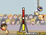 play Sport Heads Volleyball