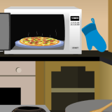 play Cooking Prosciutto Funghi Pizza