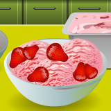 play Homemade Strawberry Ice Cream