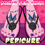 play Monster High Pedicure
