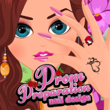 play Prom Preparation Nail Design