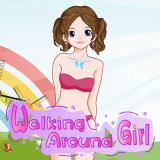 play Walking Around Girl