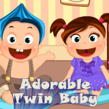 play Adorable Twin Baby