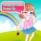 play Naughty Belle Dress Up