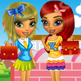 play Lisa And Mina Go To School