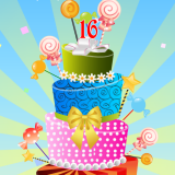 play Sweet 16 Cake