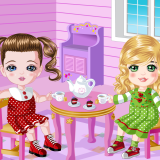 play Doll House Tea Party