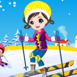 play Cute Skier Dress Up