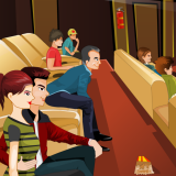 play Movie Theater Kissing