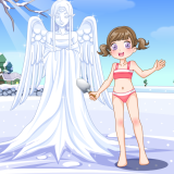 play Snow Angel Girl Dress Up