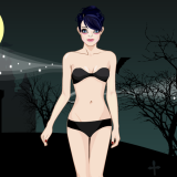 play Stylish Gothic Bride Dressup