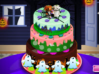 play Halloween Cake Deco