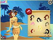 play Caribbean Pirate Girl Makeover