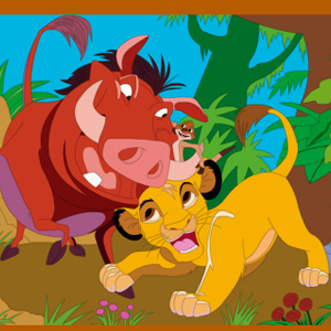 play Timon And Puma Coloring Book