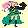 play Umbrella And Girl Coloring