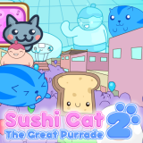 play Sushi Cat 2: The Great Purrade
