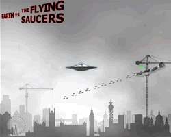 play Earth Vs Flying Saucers