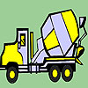 play Concrete Mixer Coloring