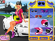 play Barbie Goes Racing