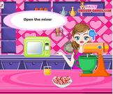 play Orange Glazed Strawberry Cupcakes