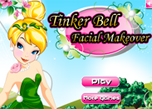 play Tinker Bell Facial Makeover
