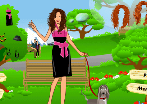 play Shakira Park Dressup