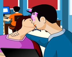 play Office Room Kiss