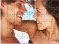 Couple Kissing Jigsaw Puzzle