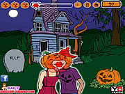 play Pumpkin Couples Kiss