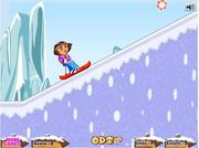 play Dora Ski Jump