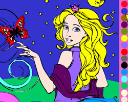 play Paint A Beautiful Princess