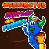 play Worminator Jetpack Frenzy