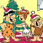 play Flintstones Christmas Coloring