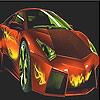 play Flame Fast Car Slide Puzzle