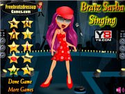play Bratz Sasha Singing Dressup