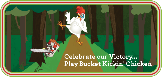 play Bucket Kickin' Chicken