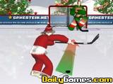play Santa Hockey Shootout